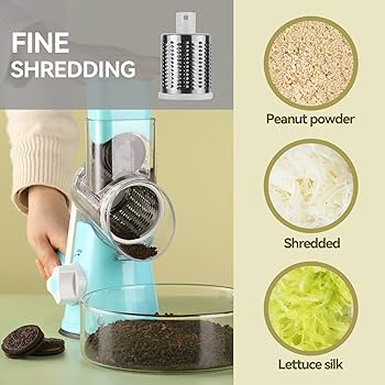 3 in 1 Rotary Grater Slicer